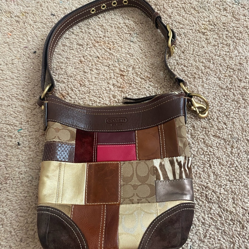 Coach patchwork bag